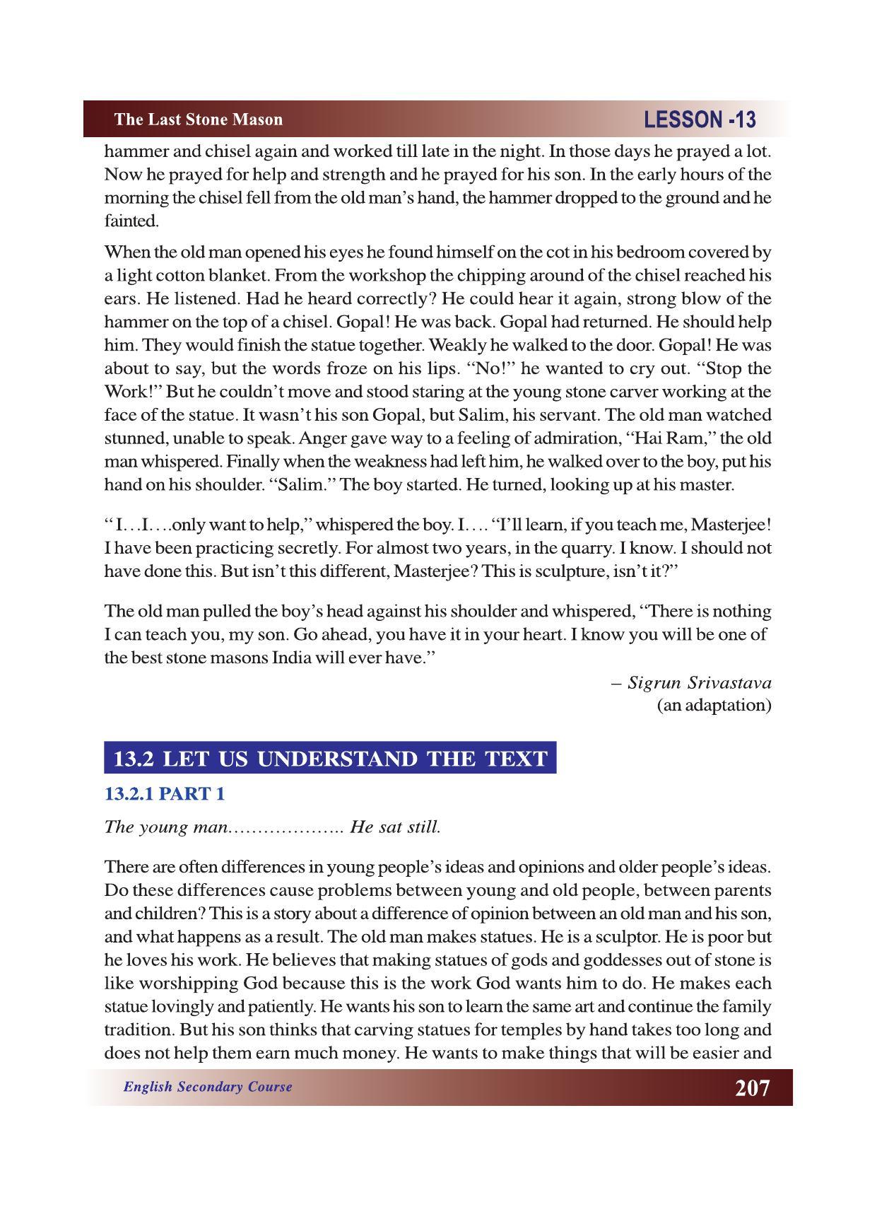 CGSOS Class 10 English eBook (English Medium) - Page 213