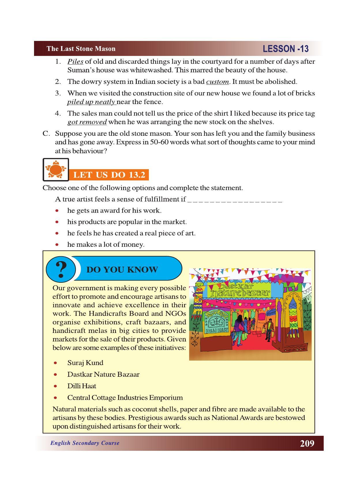 CGSOS Class 10 English eBook (English Medium) - Page 215
