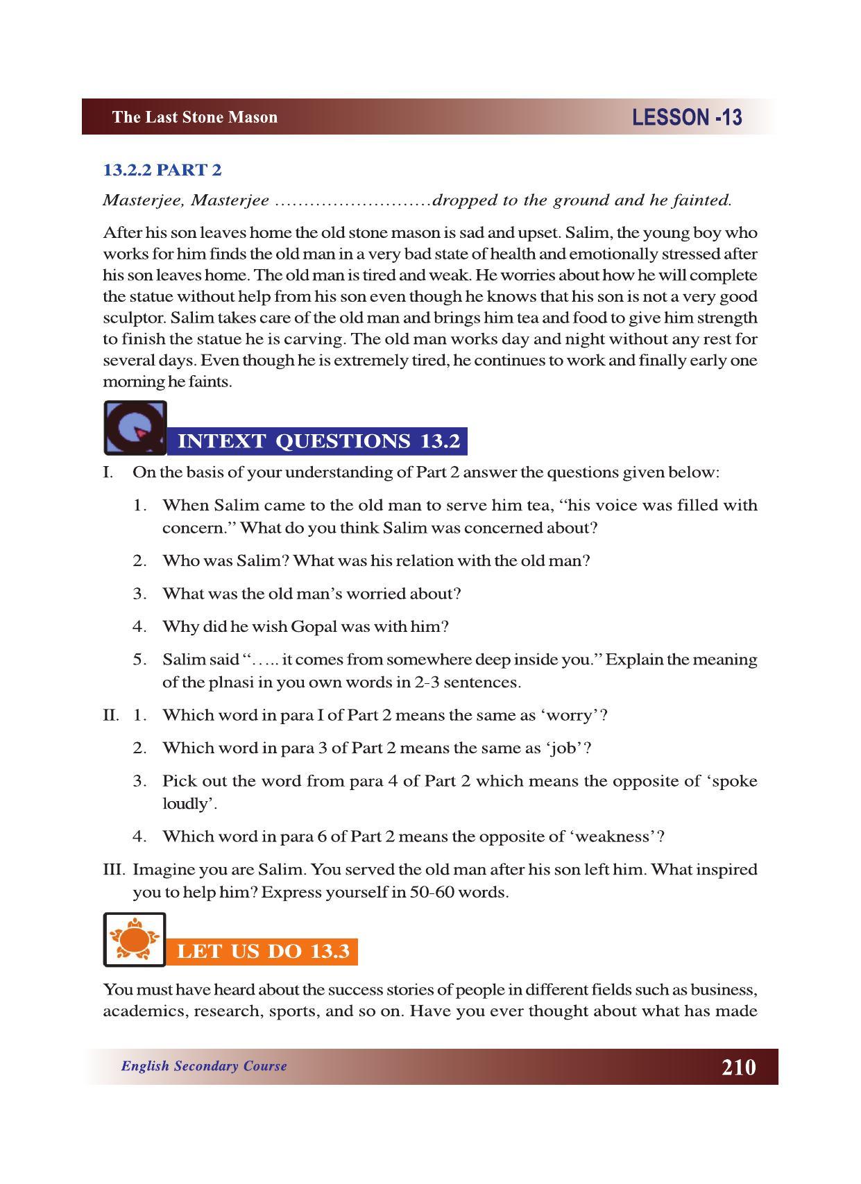 CGSOS Class 10 English eBook (English Medium) - Page 216