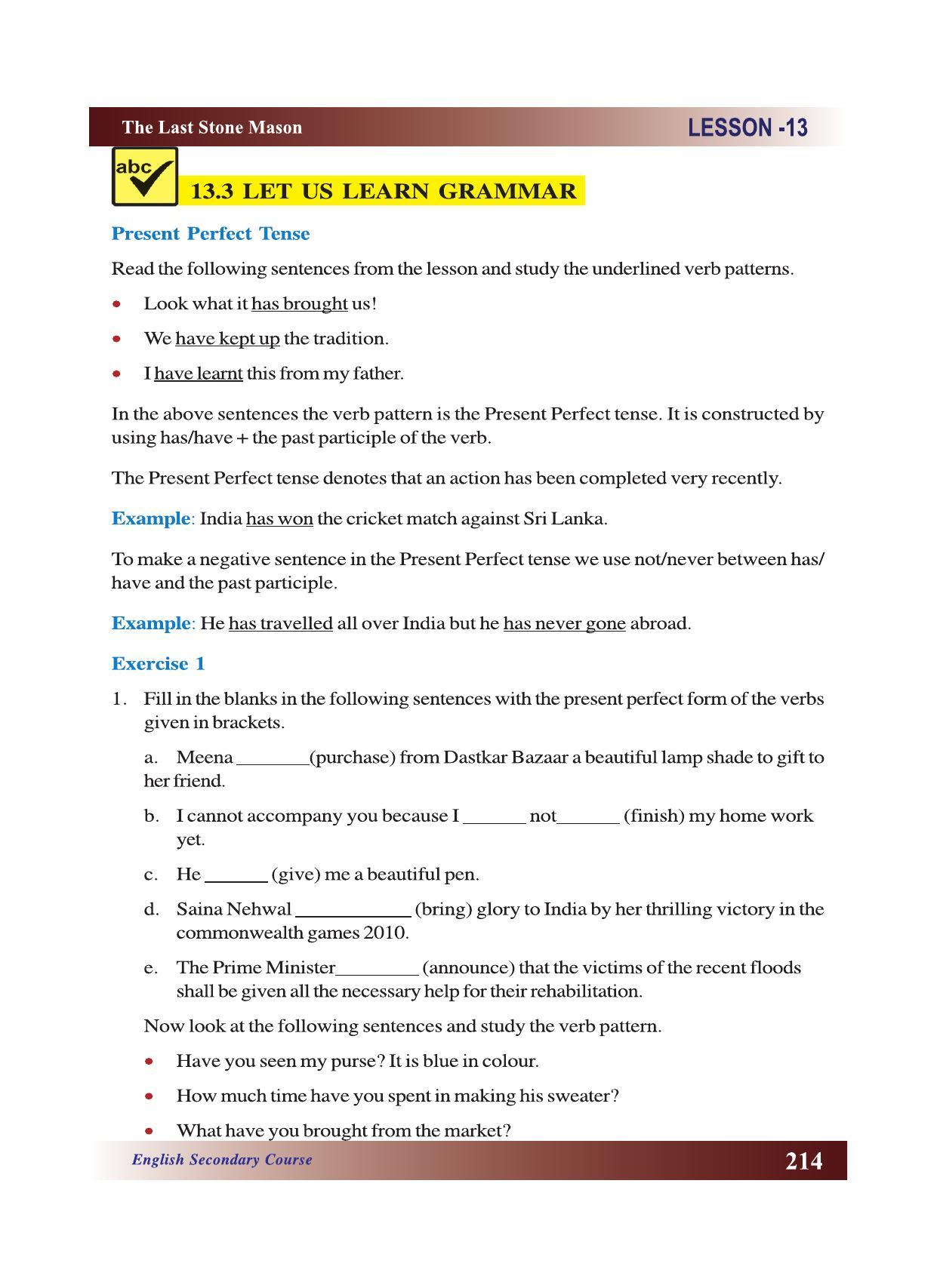 CGSOS Class 10 English eBook (English Medium) - Page 220