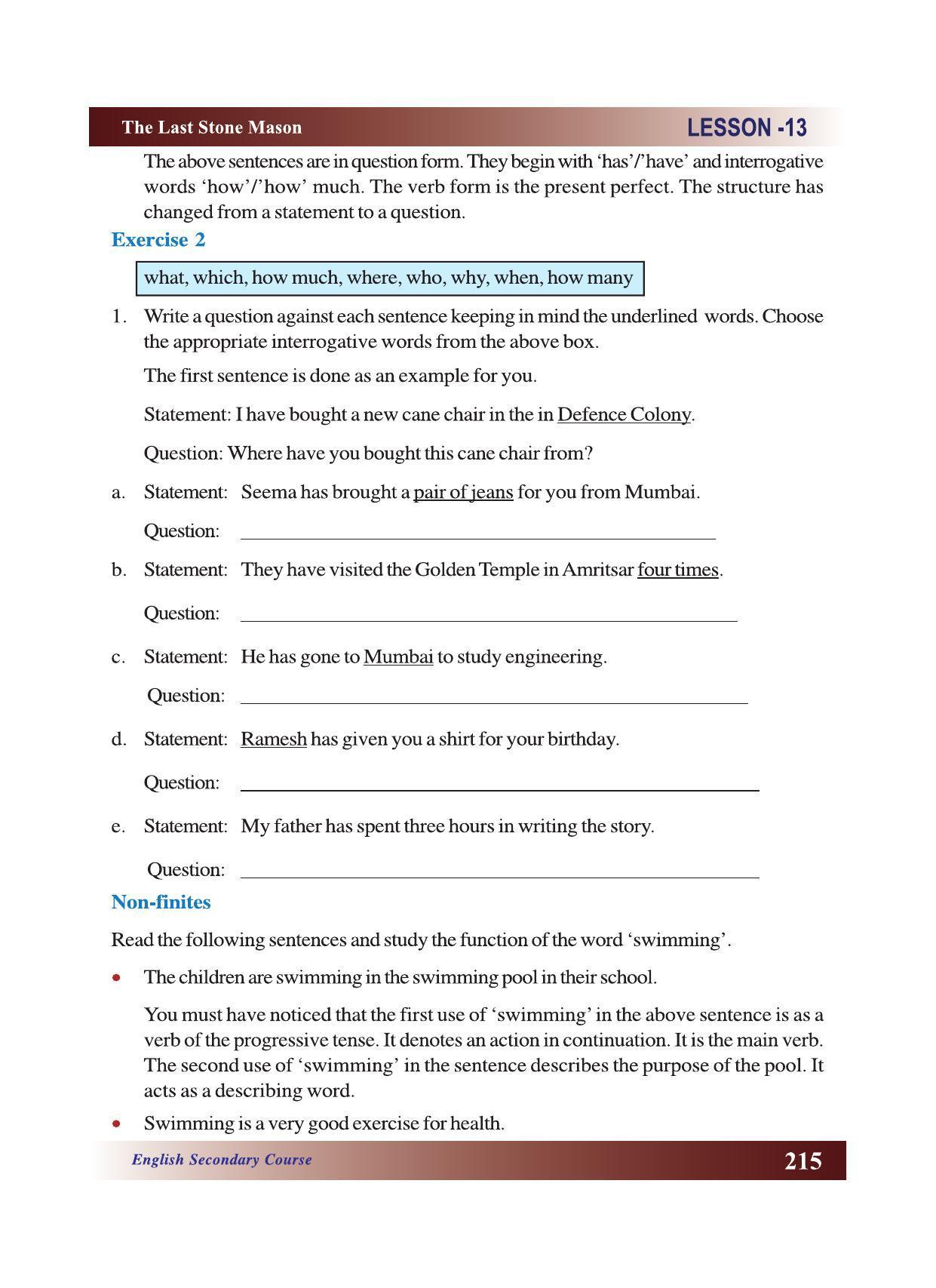 CGSOS Class 10 English eBook (English Medium) - Page 221