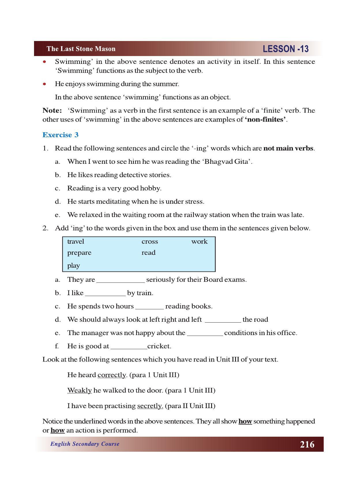 CGSOS Class 10 English eBook (English Medium) - Page 222
