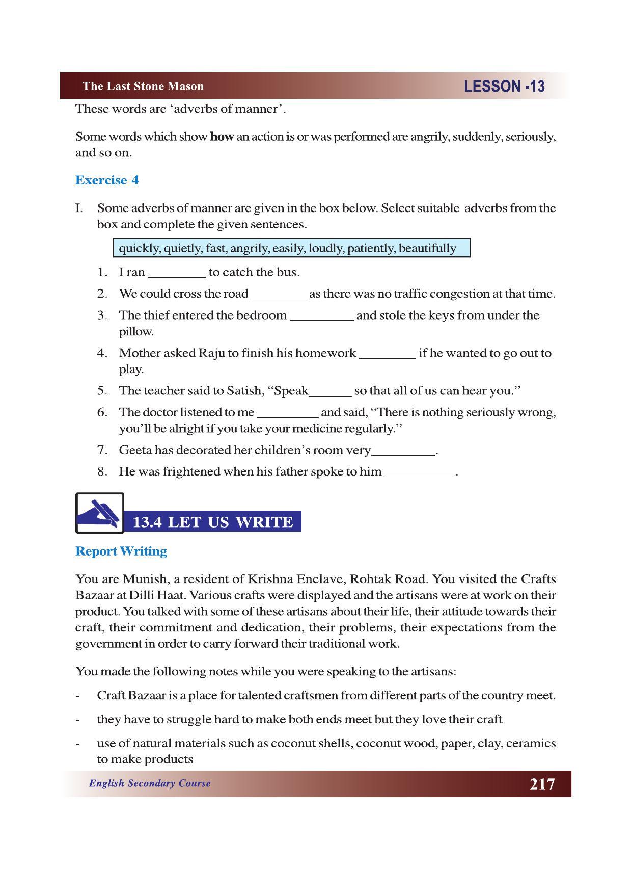 CGSOS Class 10 English eBook (English Medium) - Page 223