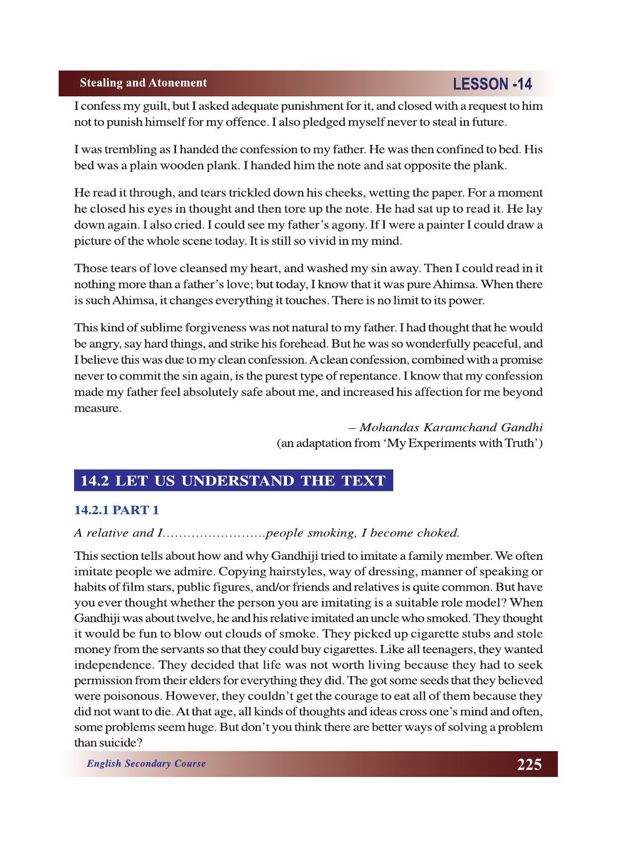 CGSOS Class 10 English eBook (English Medium) - Page 231