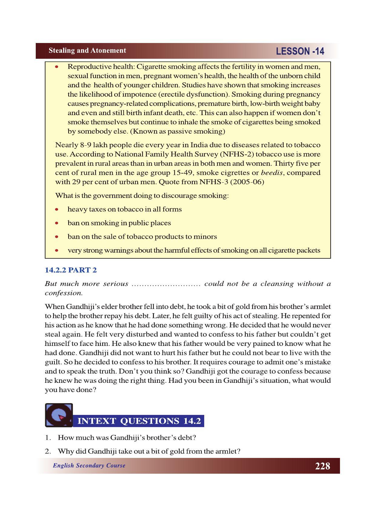 CGSOS Class 10 English eBook (English Medium) - Page 234