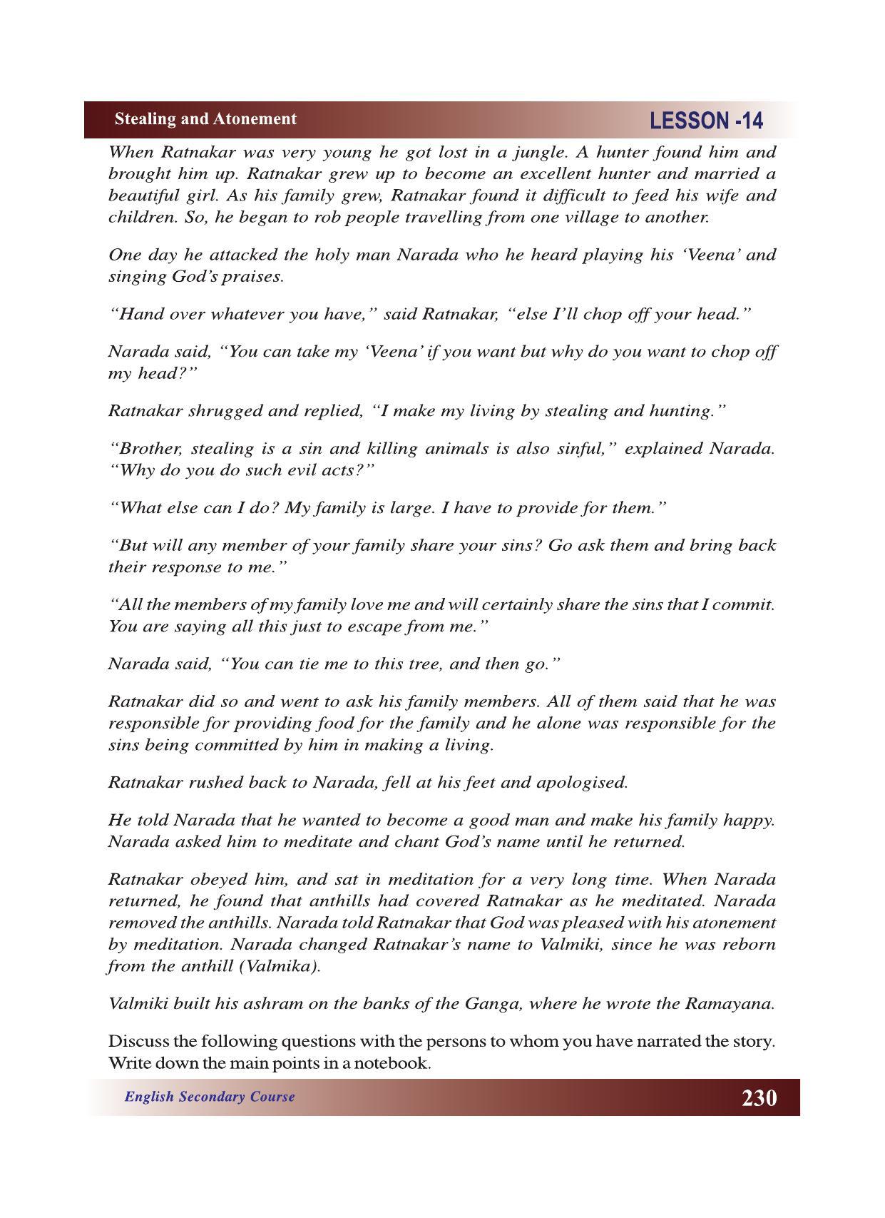 CGSOS Class 10 English eBook (English Medium) - Page 236