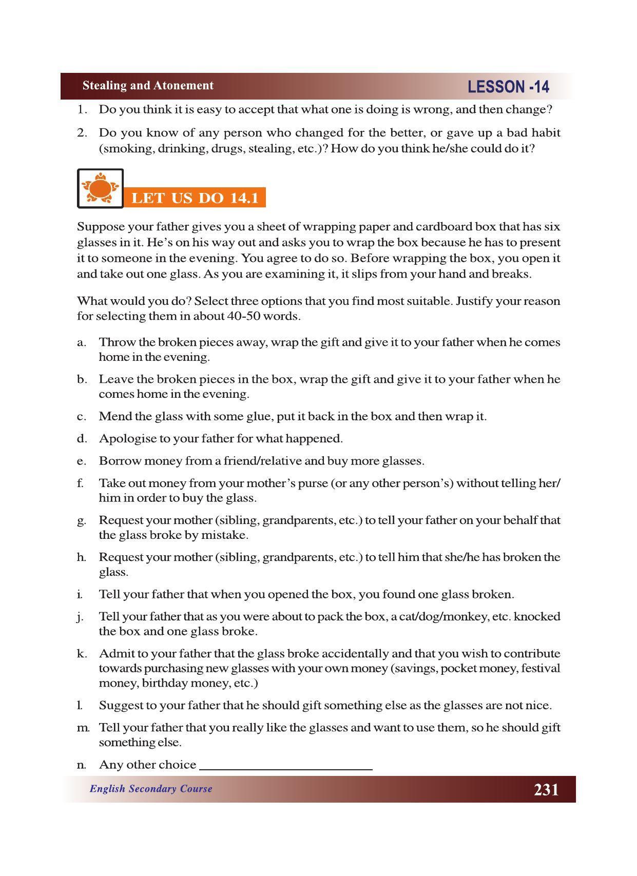 CGSOS Class 10 English eBook (English Medium) - Page 237
