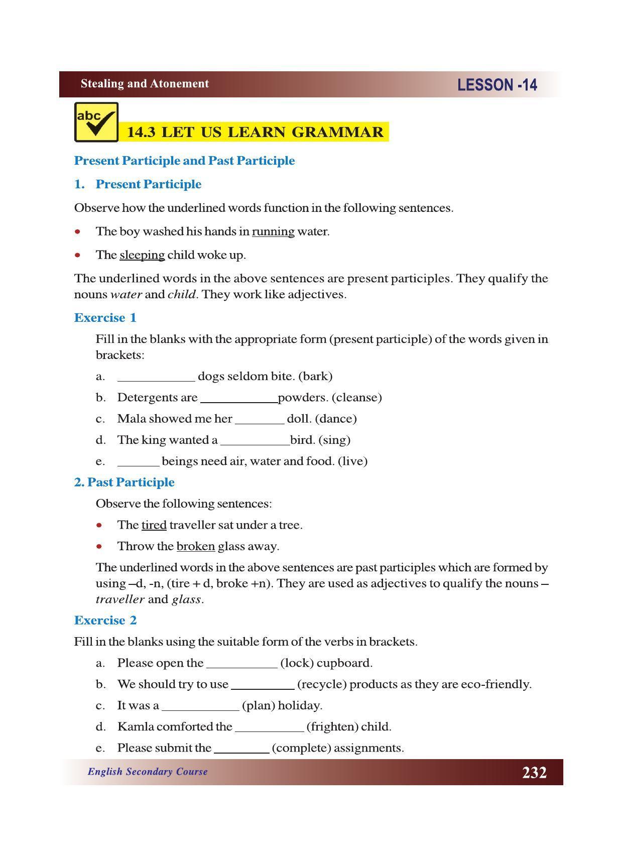 CGSOS Class 10 English eBook (English Medium) - Page 238