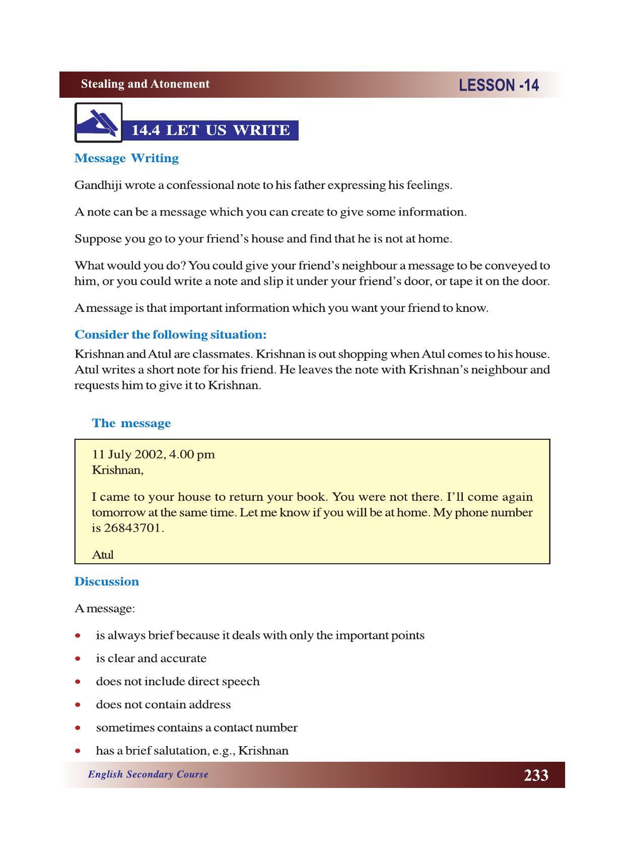 CGSOS Class 10 English eBook (English Medium) - Page 239