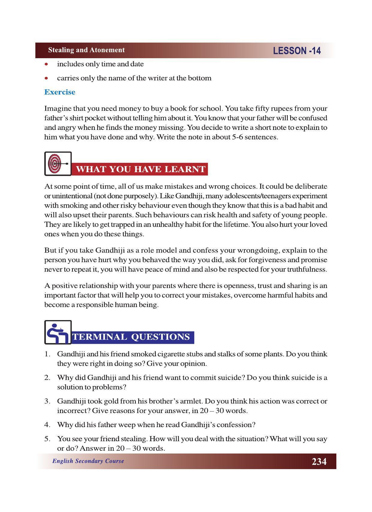 CGSOS Class 10 English eBook (English Medium) - Page 240