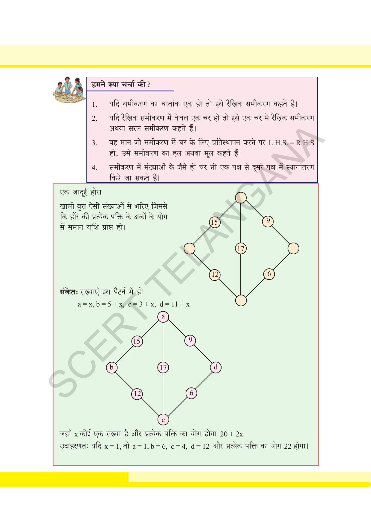 TS SCERT Class 8 Maths  (Hindi Medium) Text Book - Page 73