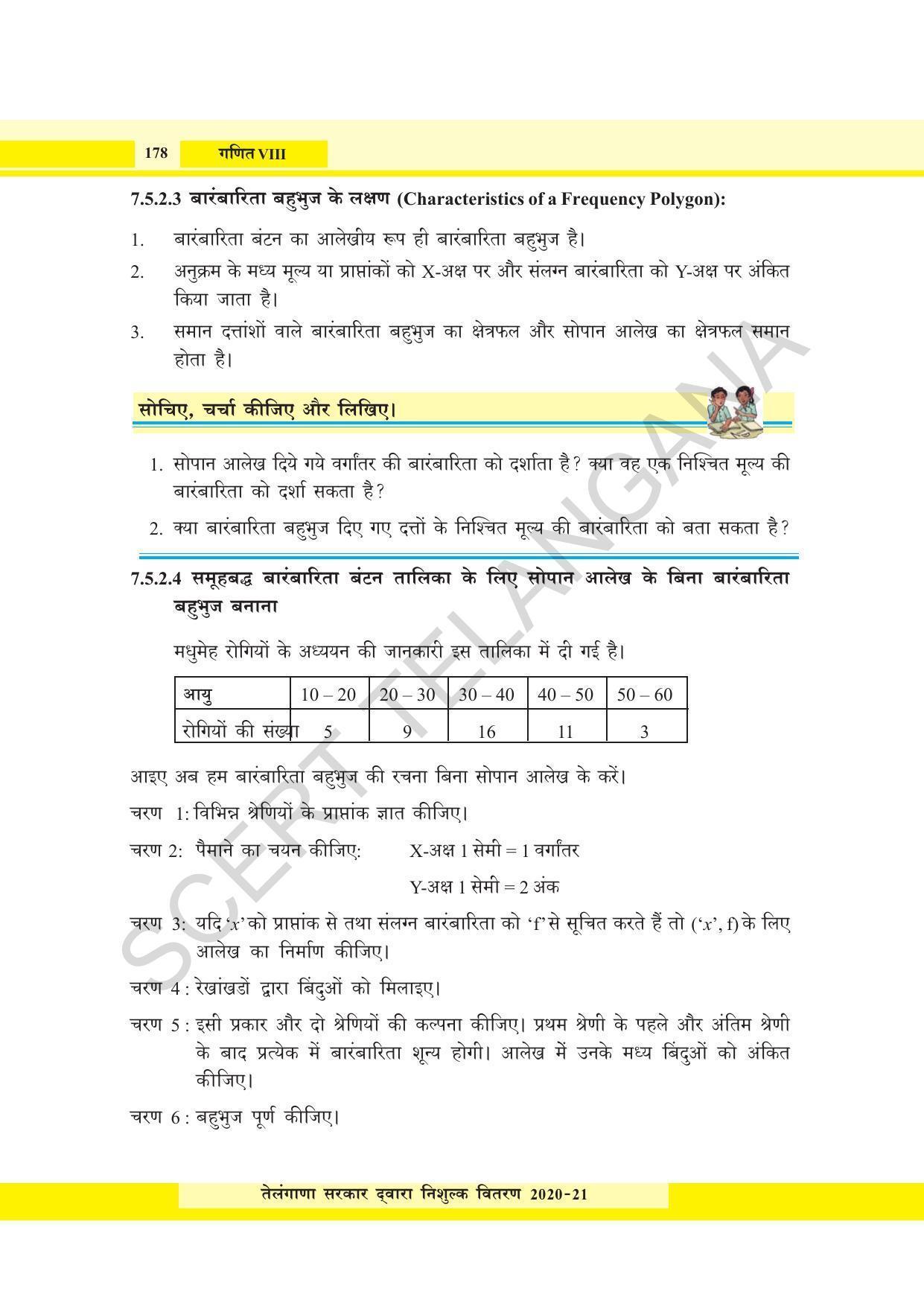 TS SCERT Class 8 Maths  (Hindi Medium) Text Book - Page 96