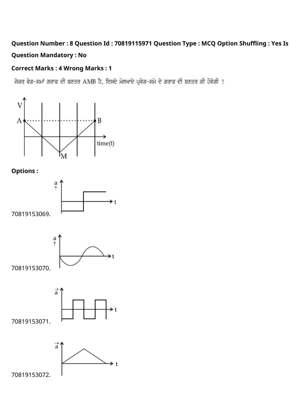 JEE Mains 2021: BTech Punjabi (Shift 1) 24-02-2021 Question Paper - Page 11