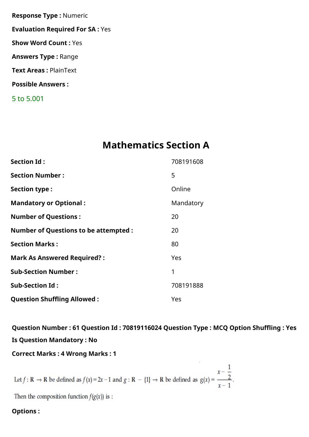 JEE Mains 2021: BTech Punjabi (Shift 1) 24-02-2021 Question Paper - Page 72