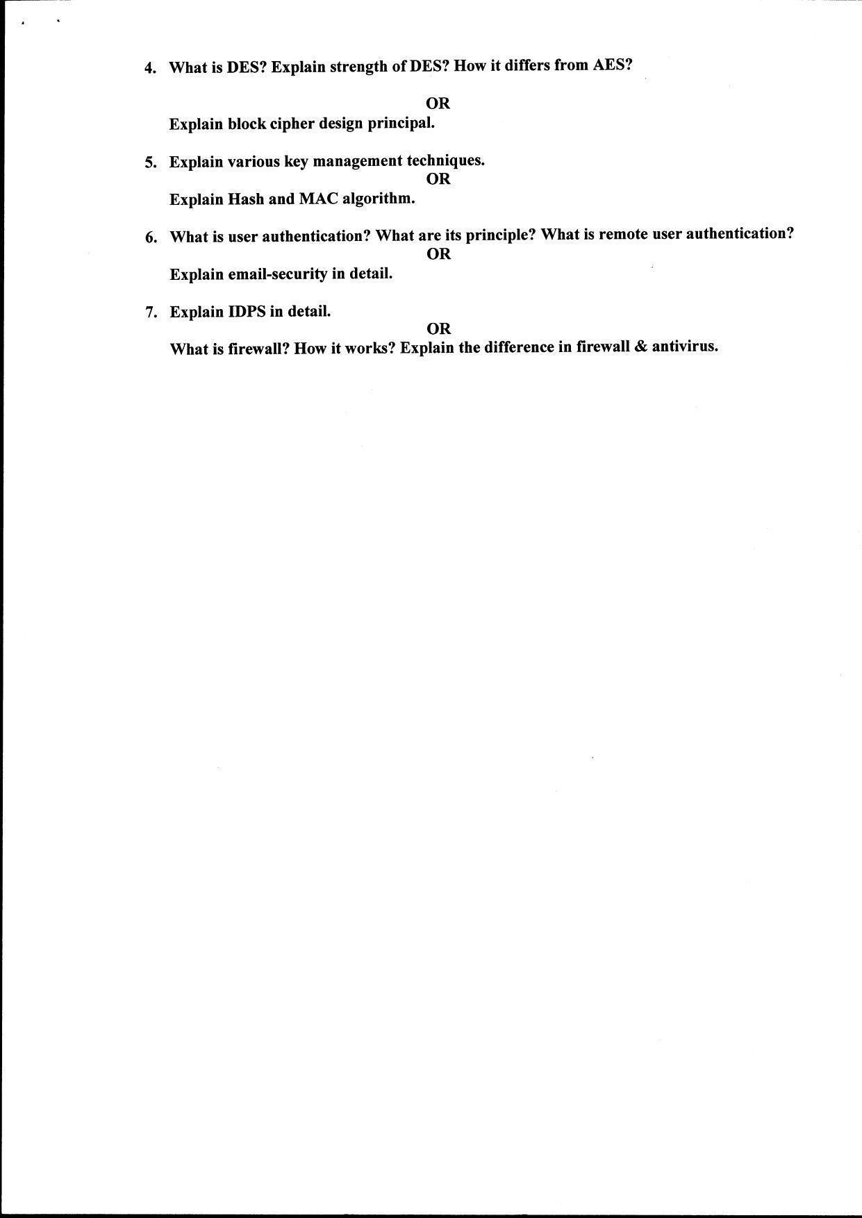 Bilaspur University Question Paper June 2022:M.Sc. Computer Science (Fourth Semester) Security And Cryptography Paper 1 - Page 2