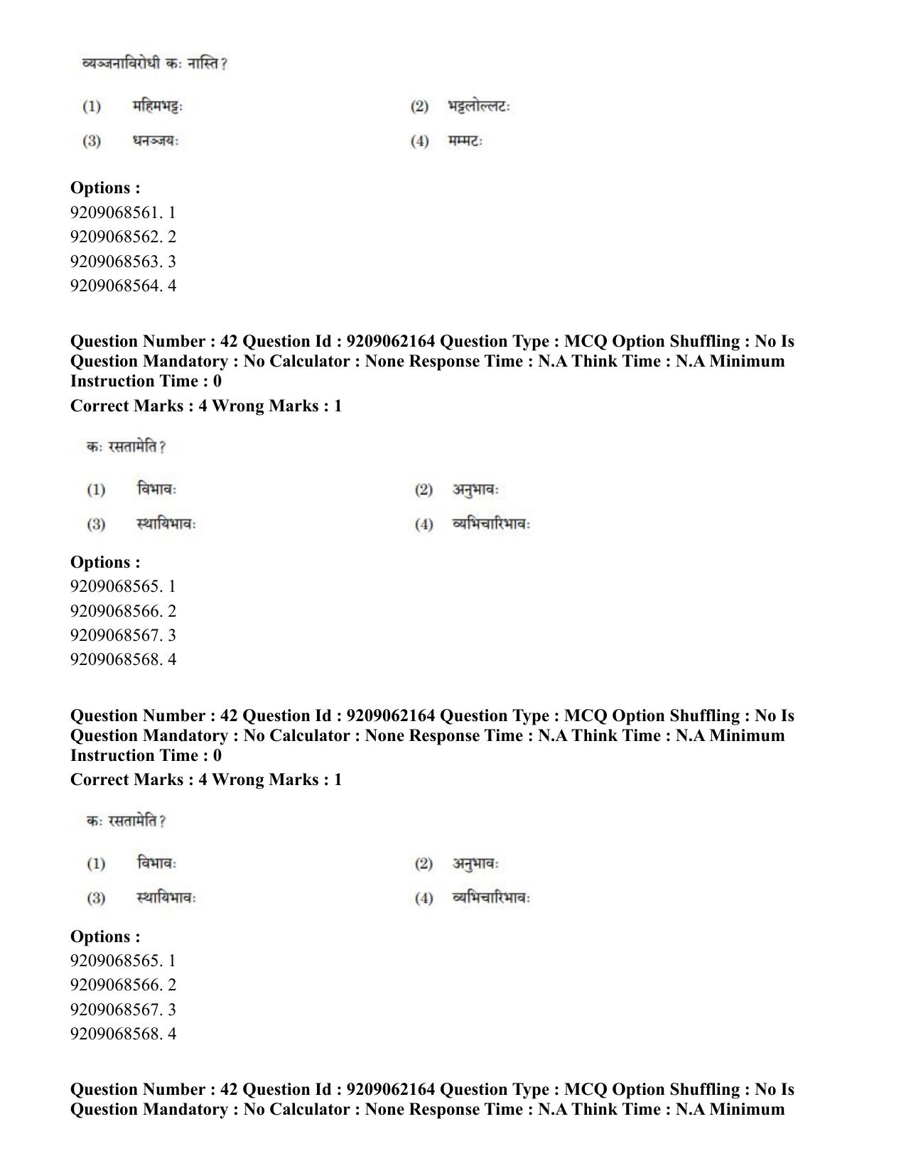CUET PG 2023: ACQP18 – Sahitya (BHU) (Hindi)-Shift 2 (06-06-2023) Question Paper - Page 56