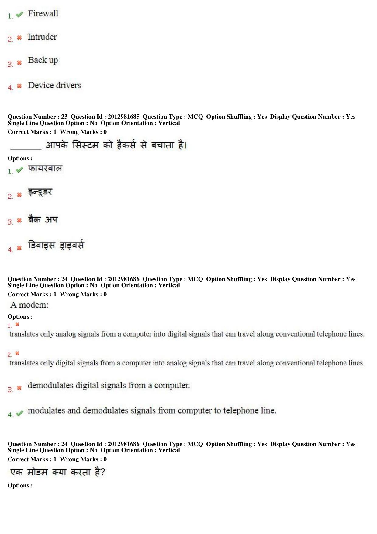 MP CPCT 17th Feb 2019 CPCT Question Paper Shift 1 - Page 16
