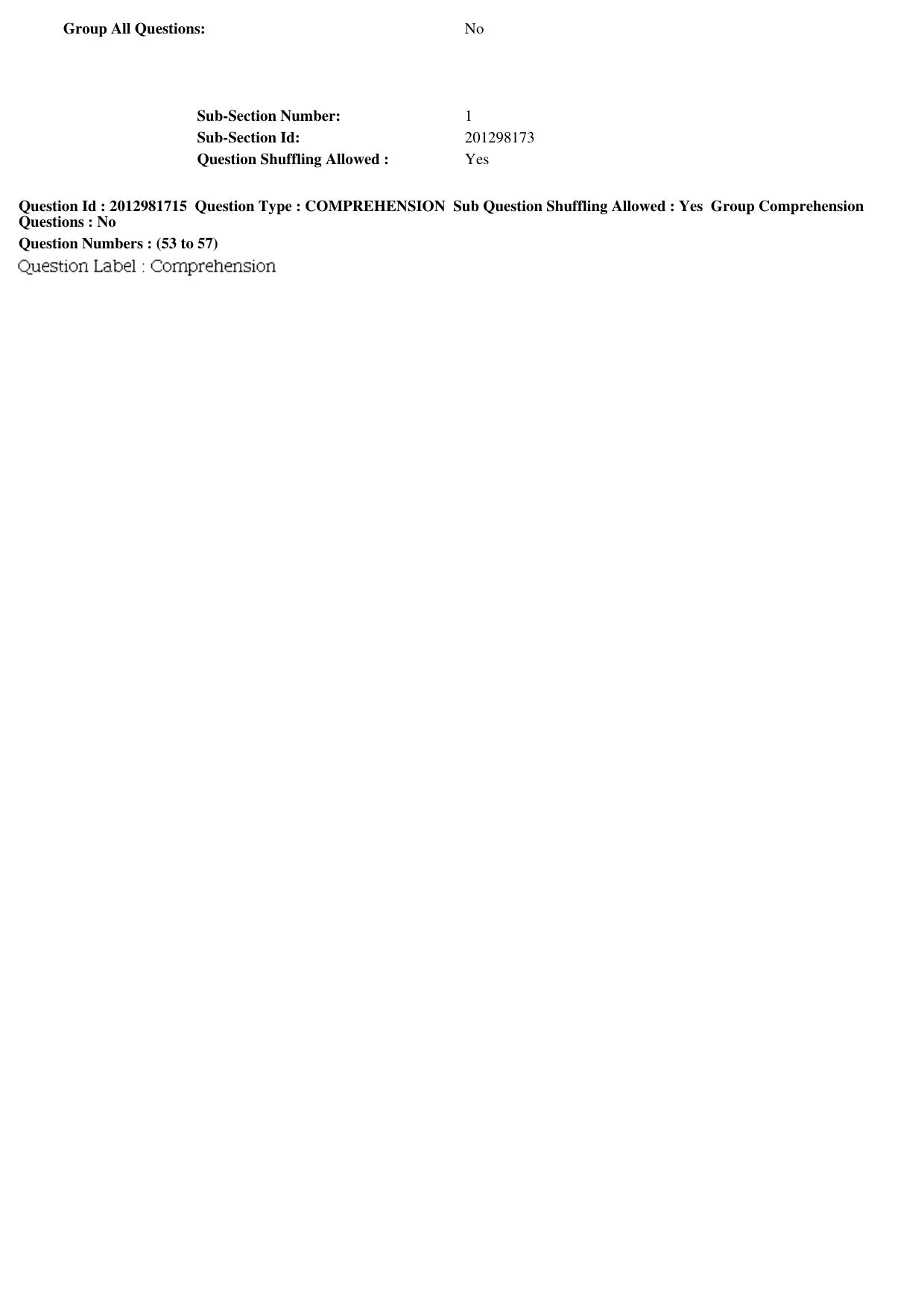 MP CPCT 17th Feb 2019 CPCT Question Paper Shift 1 - Page 35