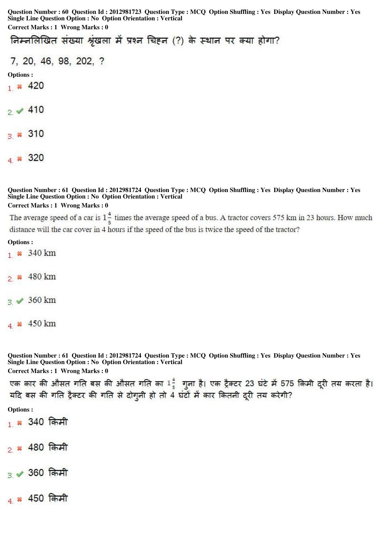 MP CPCT 17th Feb 2019 CPCT Question Paper Shift 1 - Page 44