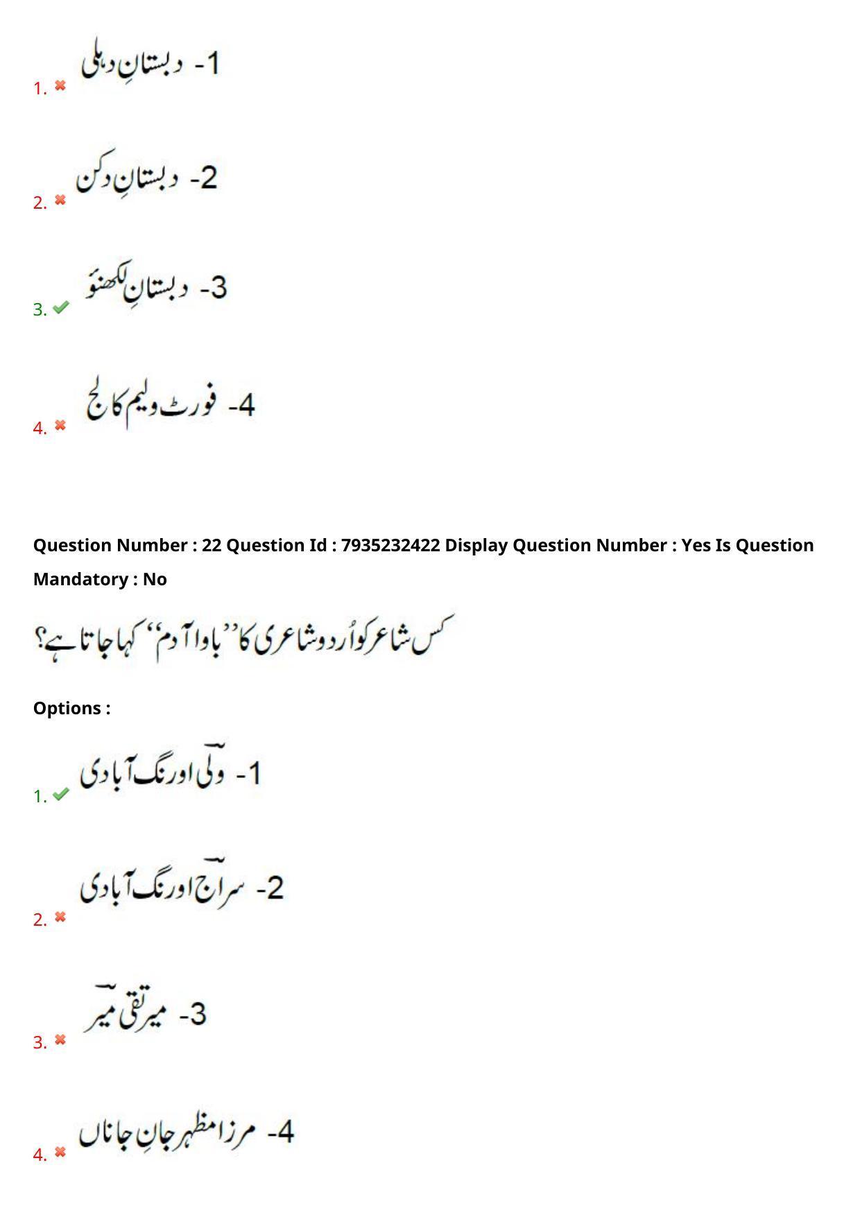 AP PGCET 2021 Urdu Question Paper with Answer Key - Page 15