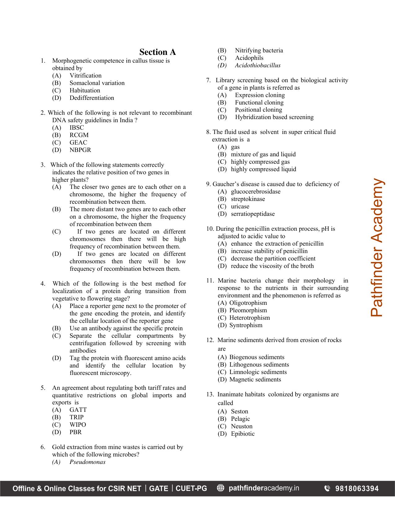 BET 2011 Question Paper - Page 2