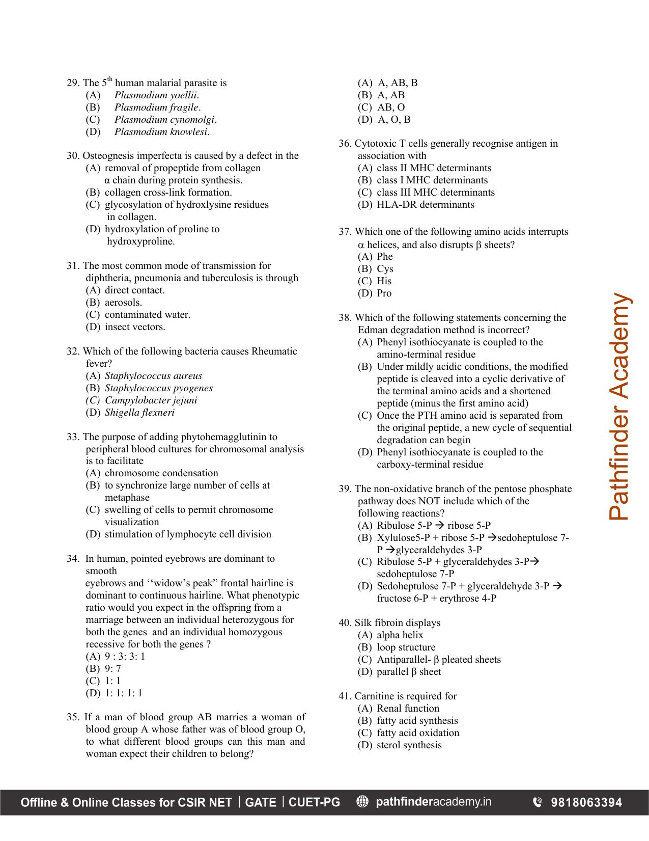 BET 2011 Question Paper - Page 4