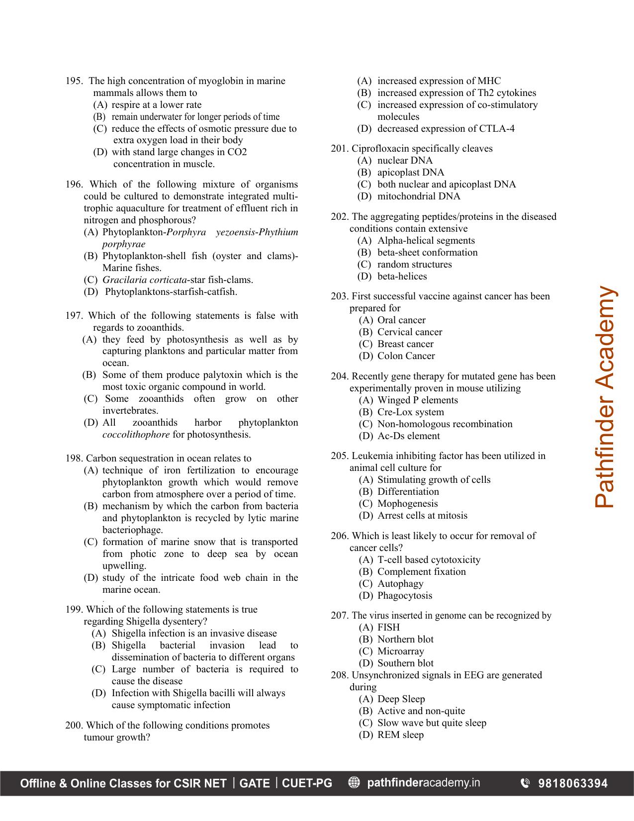 BET 2011 Question Paper - Page 17