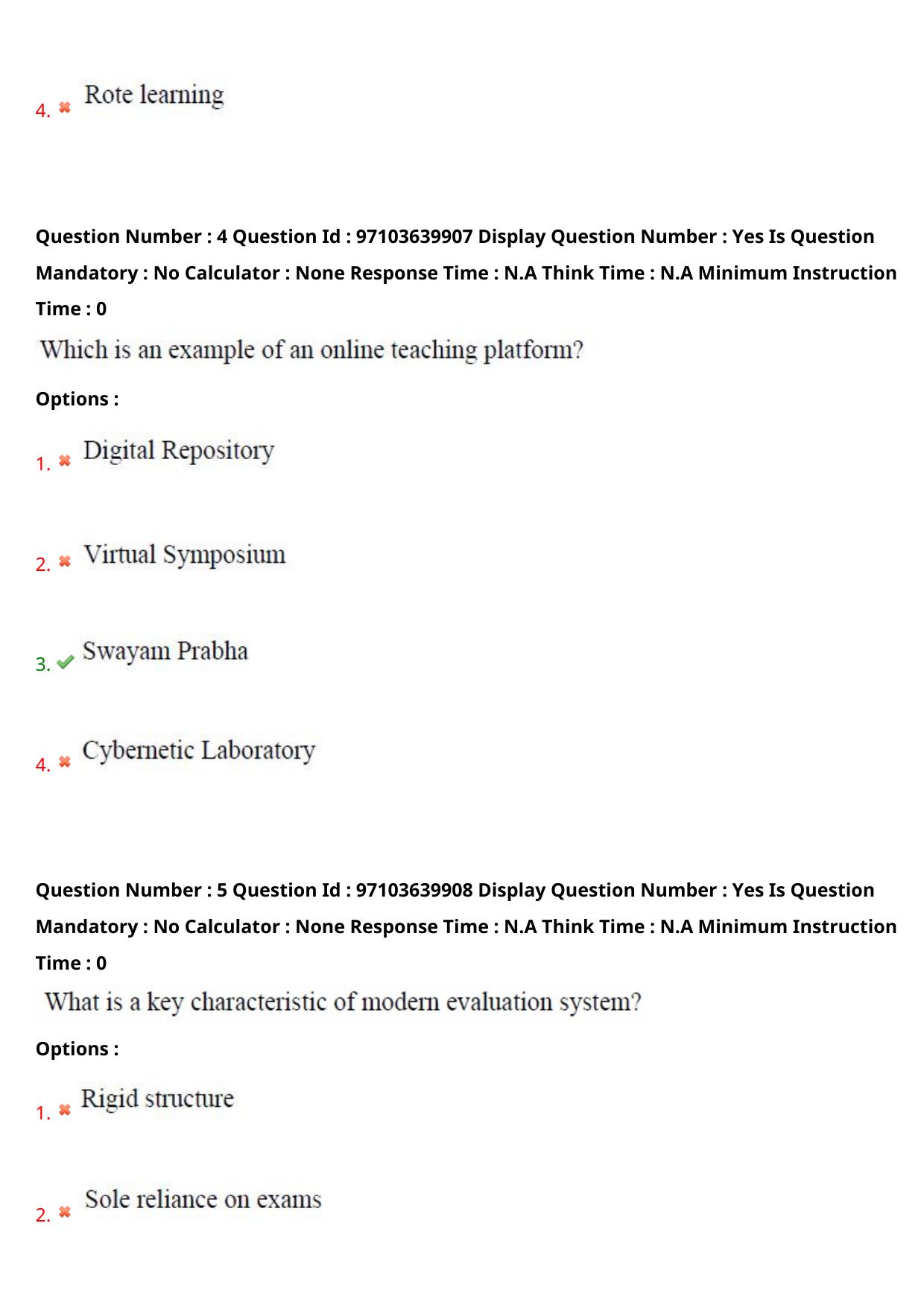 AP RCET 2024 Pharmacy Question Paper (05-05-2024 (Sunday) Session-I) - Page 4