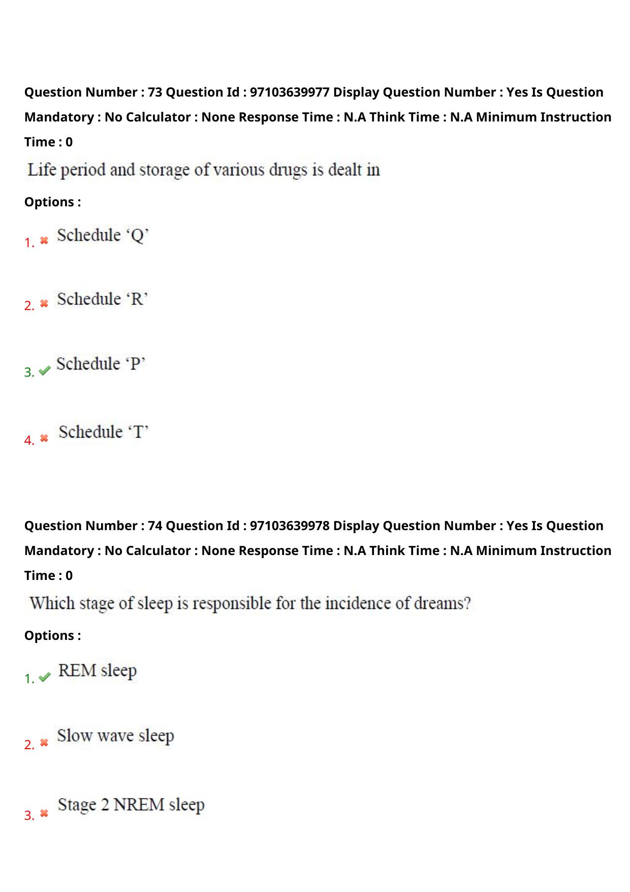 AP RCET 2024 Pharmacy Question Paper (05-05-2024 (Sunday) Session-I) - Page 45