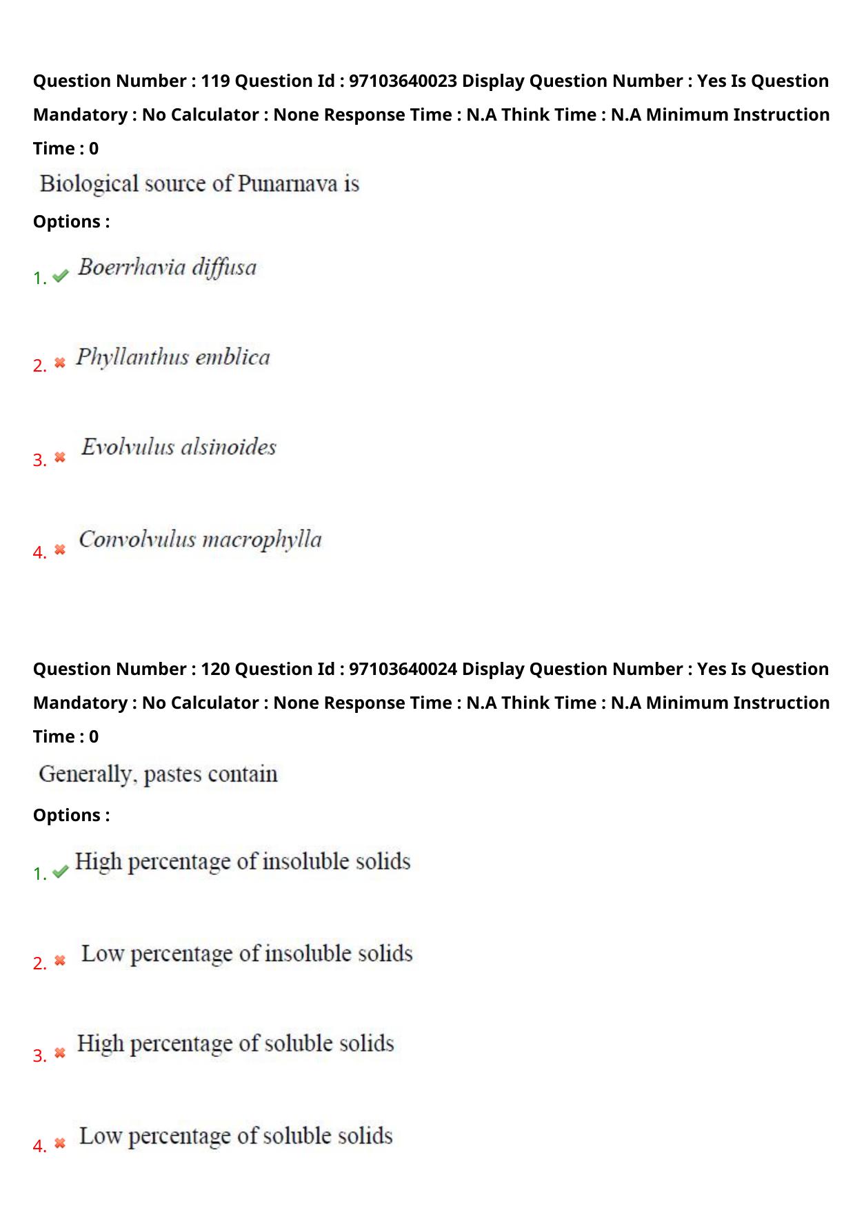 AP RCET 2024 Pharmacy Question Paper (05-05-2024 (Sunday) Session-I) - Page 69