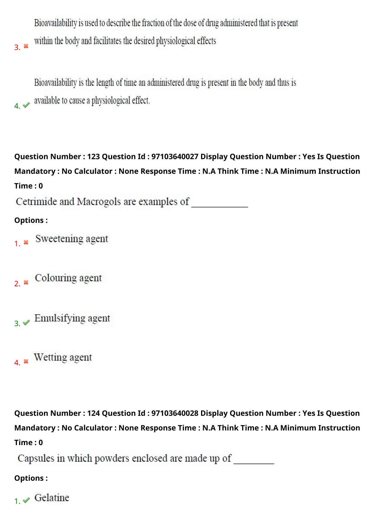 AP RCET 2024 Pharmacy Question Paper (05-05-2024 (Sunday) Session-I) - Page 71