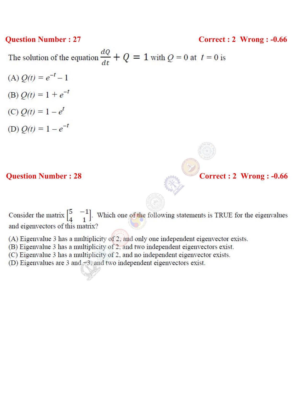 GATE 2017 Civil Engineering (CE) Question Paper with Answer Key - Page 10
