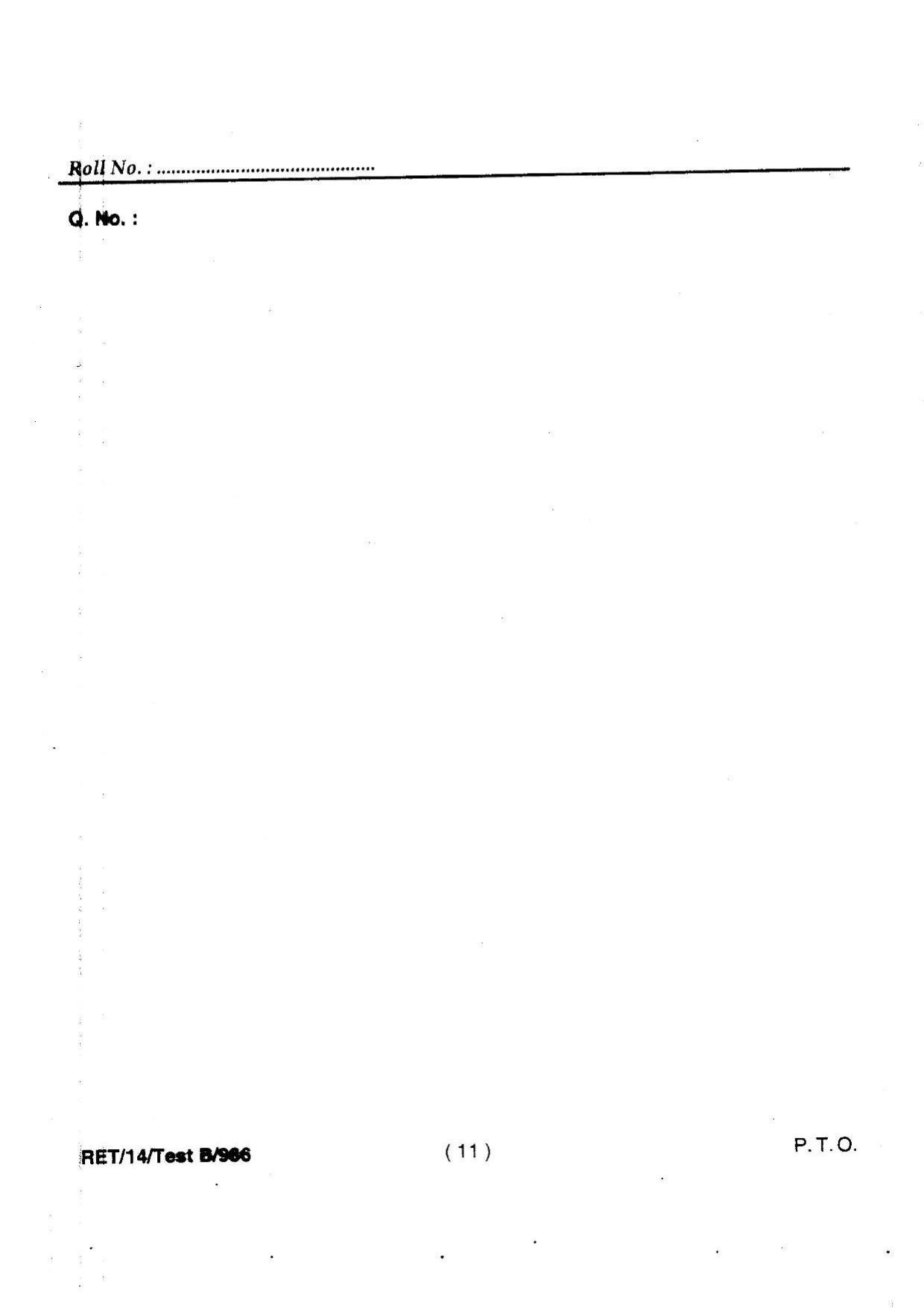 BHU RET Petroleum Geo-Science 2014 Question Paper - Page 13