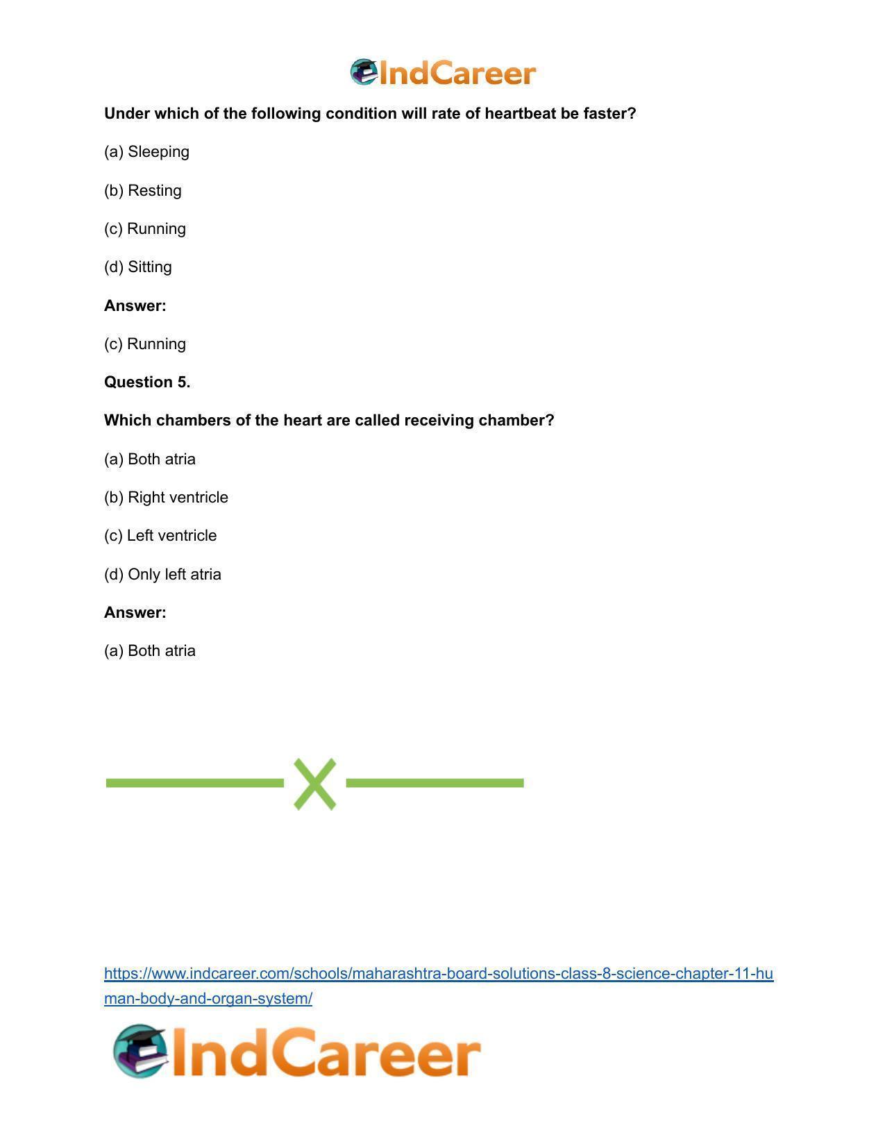Maharashtra Board Solutions Class 8-Science: Chapter 11- Human Body and Organ System - Page 31