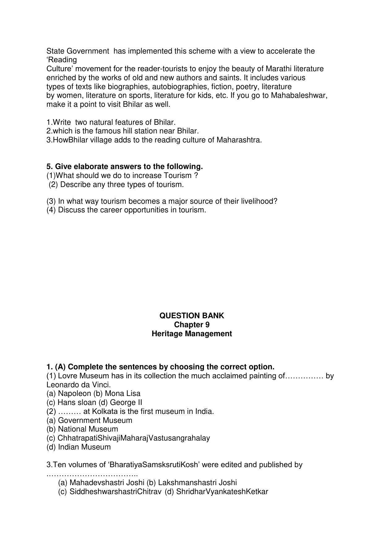 Maharashtra Board Class 10 History Polity (English Medium) 2023 Question Bank - Page 19