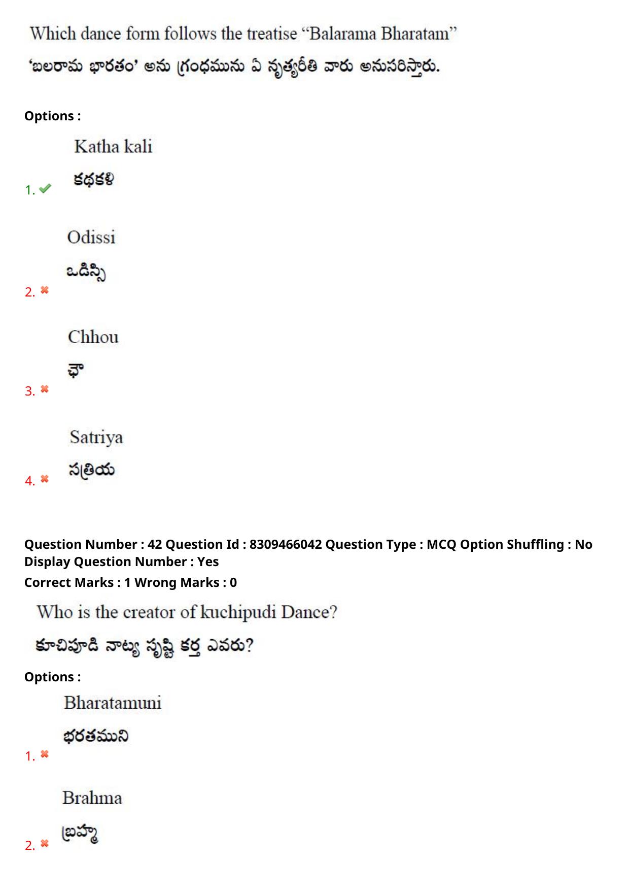 APPGCET 2024 Performing Arts Paper with Answer Key - Page 28