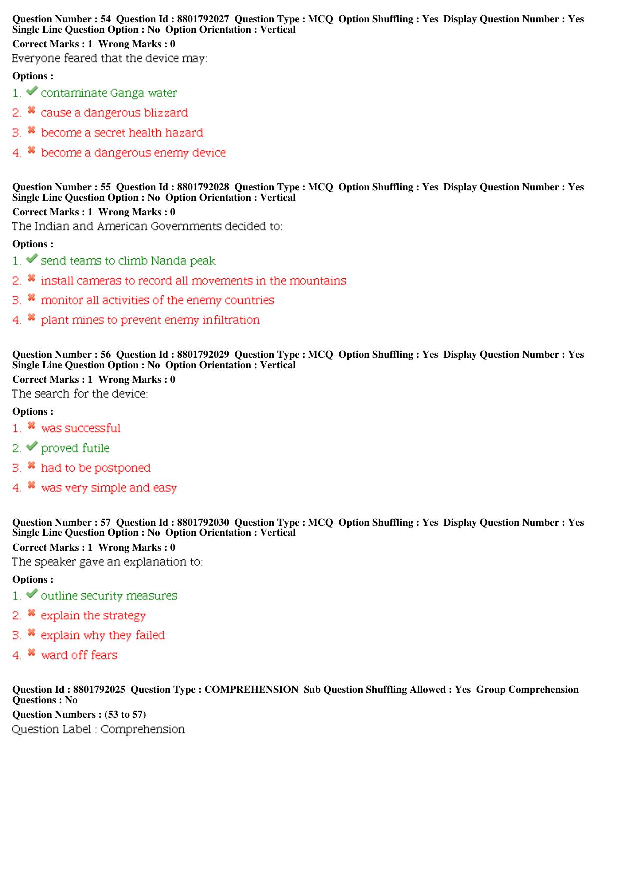 MP CPCT 06th Oct 2019 CPCT Question Paper Shift 2 - Page 24