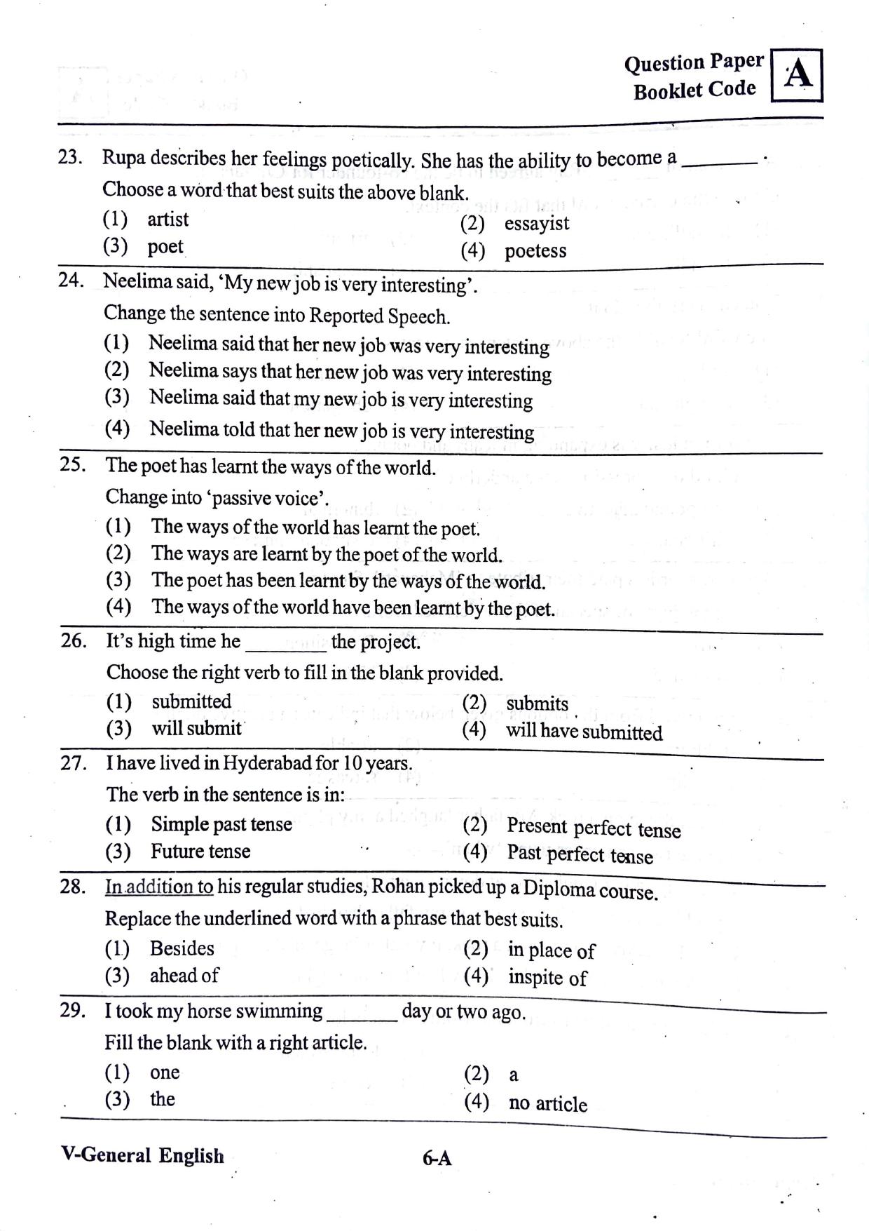 BiPC/ CGDT English / Telugu Medium 2019  - Page 5