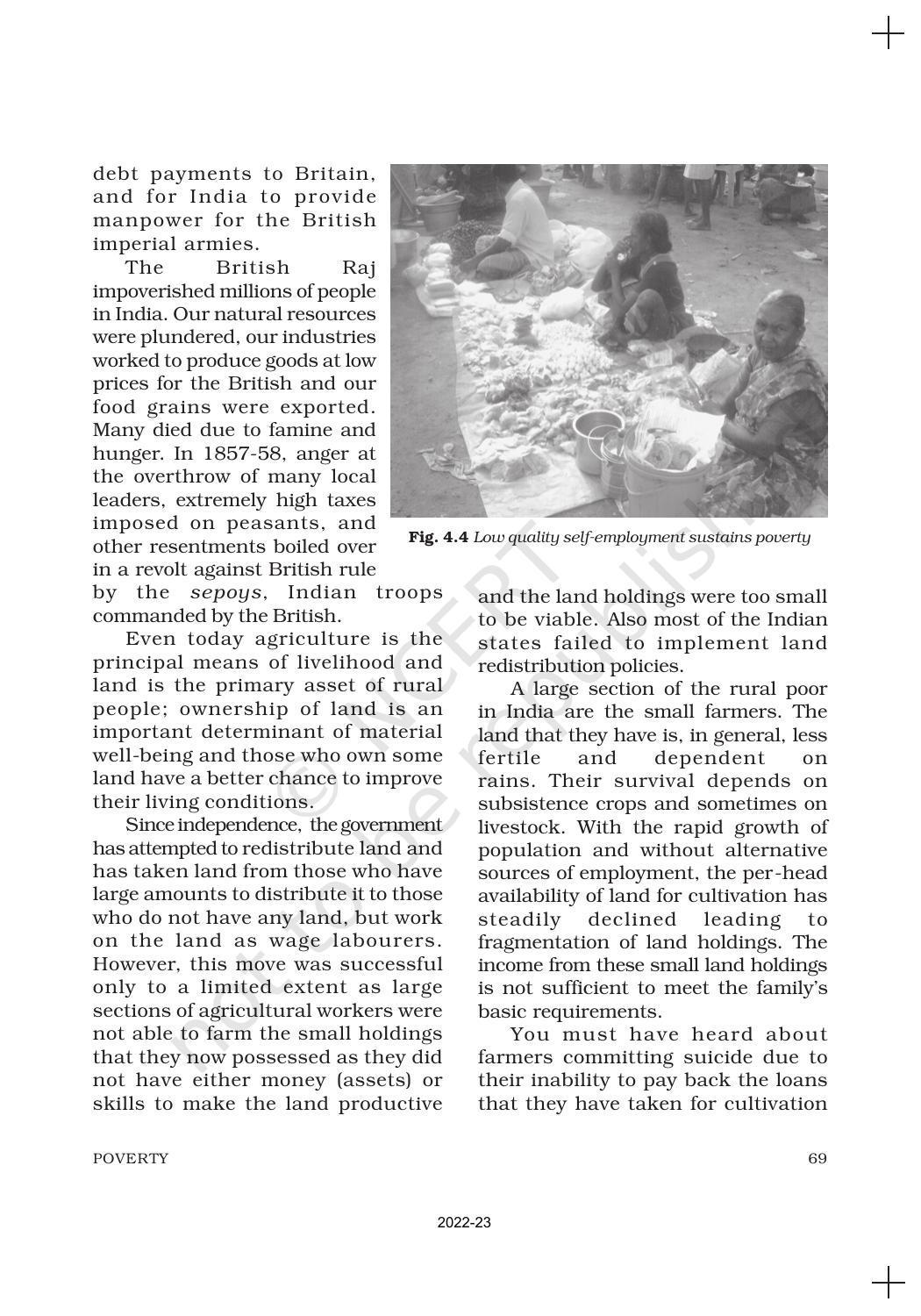 NCERT Book for Class 11 Economics (Indian Economics) Chapter 4 Poverty - Page 13