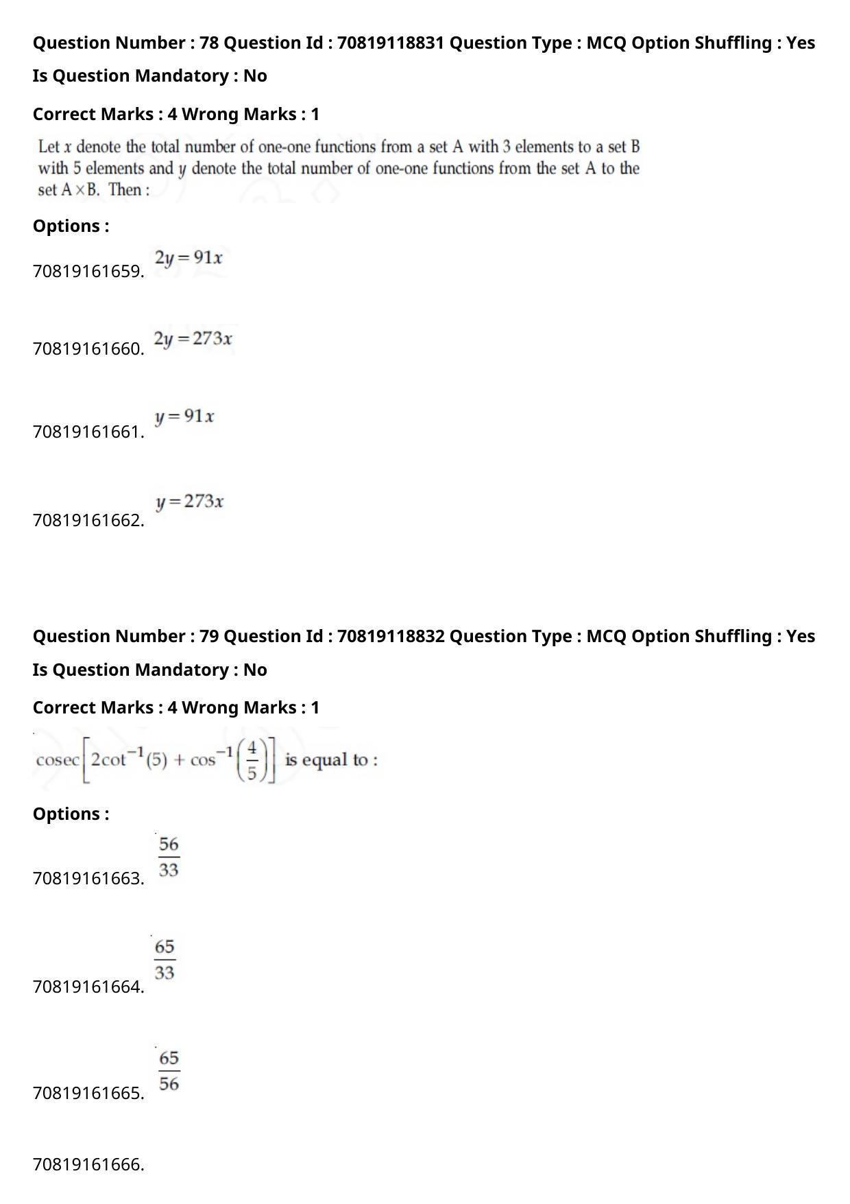 JEE Mains 2021: BTech English (Shift 2) 25-02-2021 Question Paper - Page 47