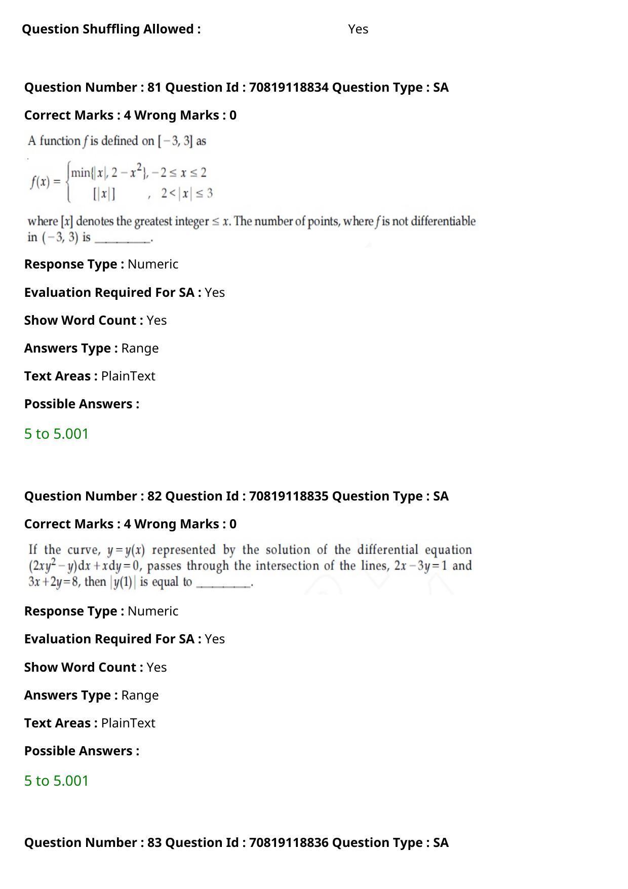 JEE Mains 2021: BTech English (Shift 2) 25-02-2021 Question Paper - Page 49