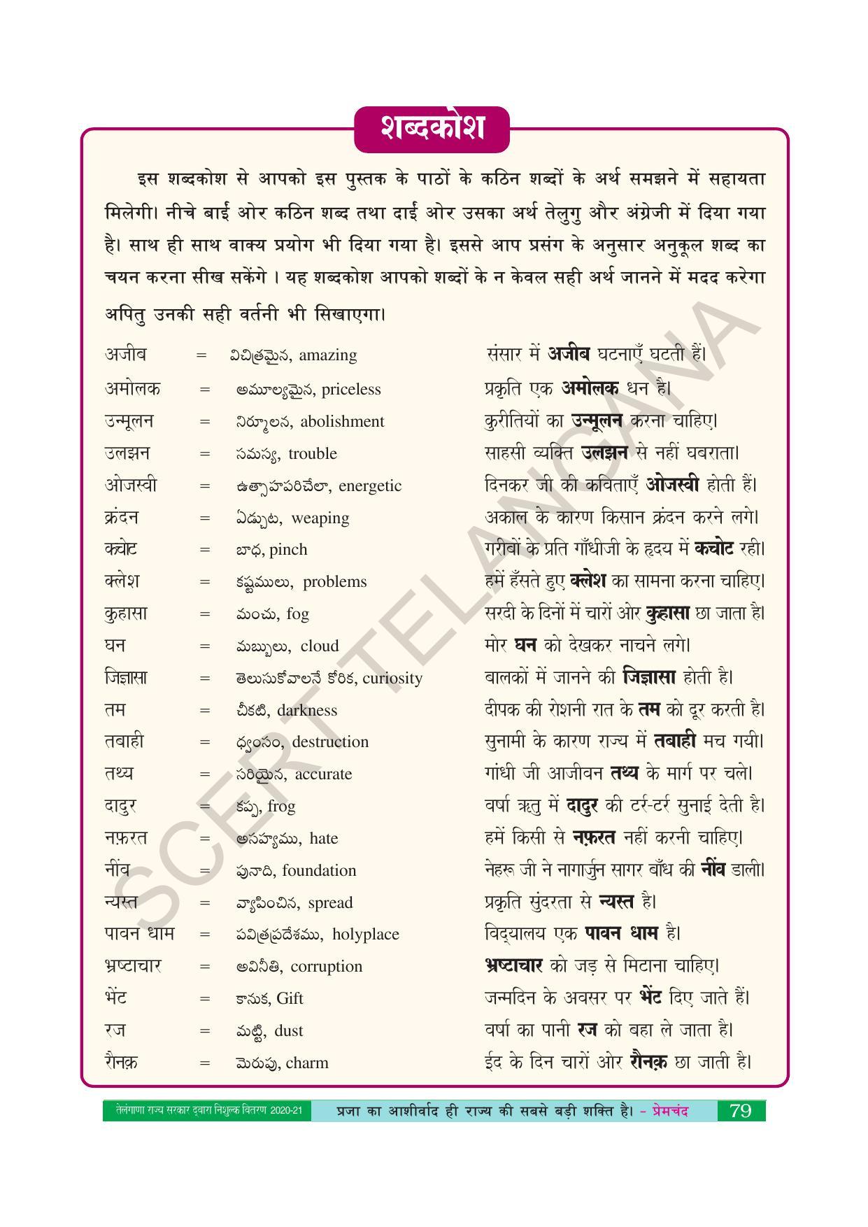 TS SCERT Class 10 Second Language (Hindi Medium) Text Book - Page 89