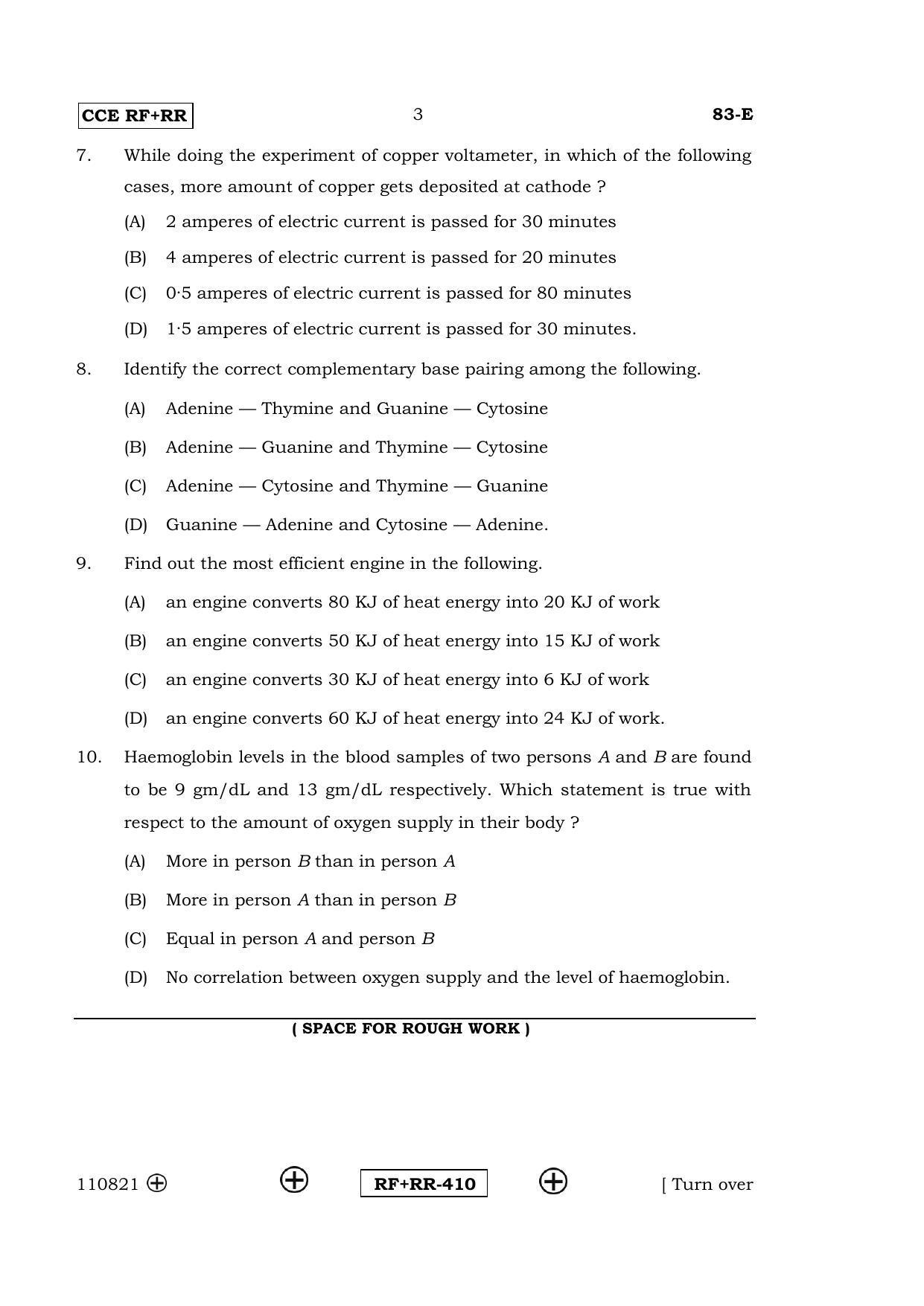 Karnataka SSLC Science (ENGLISH Medium) - 83-E CCE RF_RR_s1 April 2016 Question Paper - Page 3