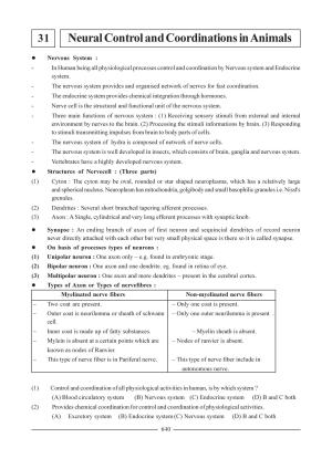 GSEB HSC Biology Question Paper (English Medium)- Chapter 31