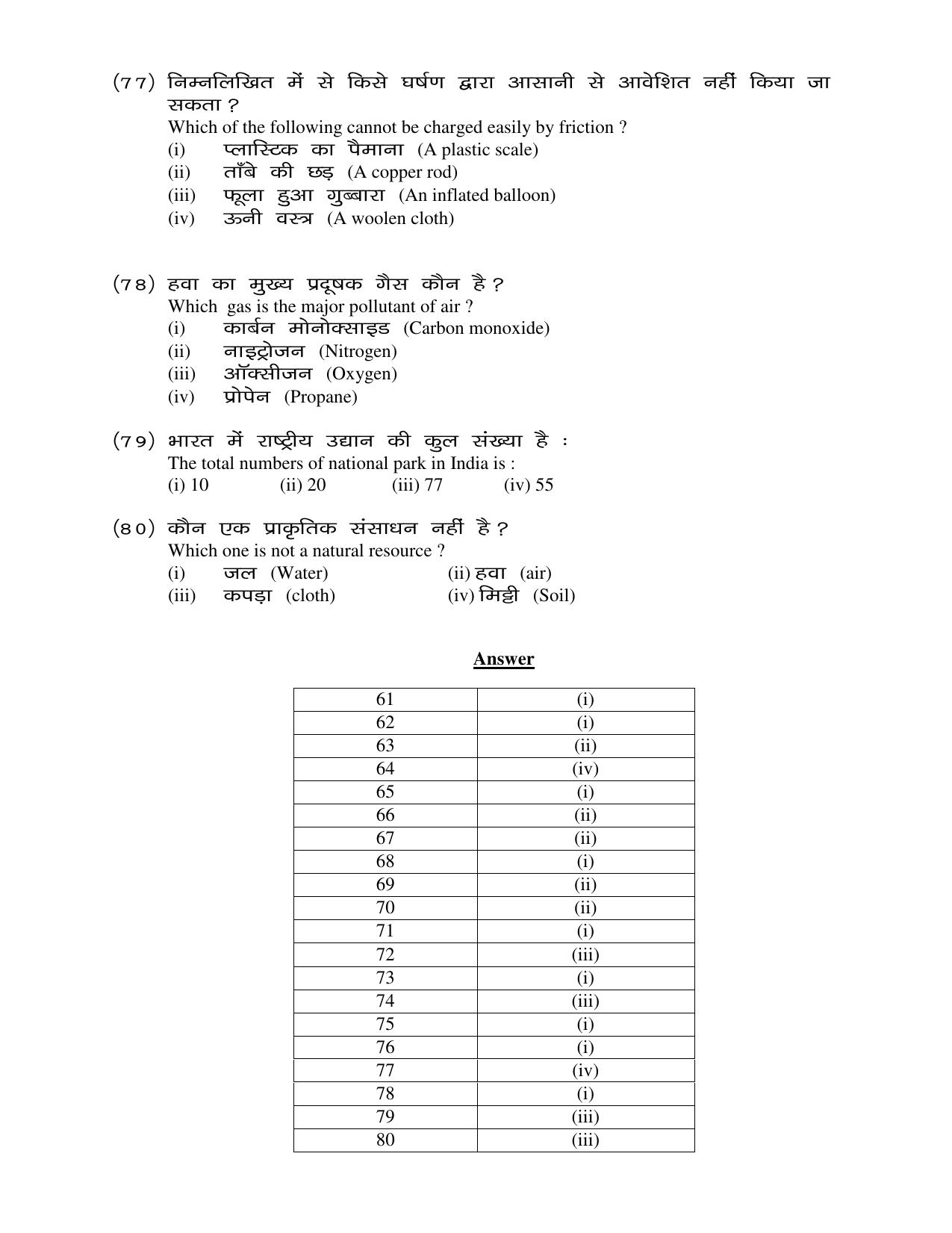 JAC Board Class 8th 2020 II HIN-ENG-MATH-SCI-SOC II COMPULSORY SUBJECT Set 3 Model Paper - Page 15