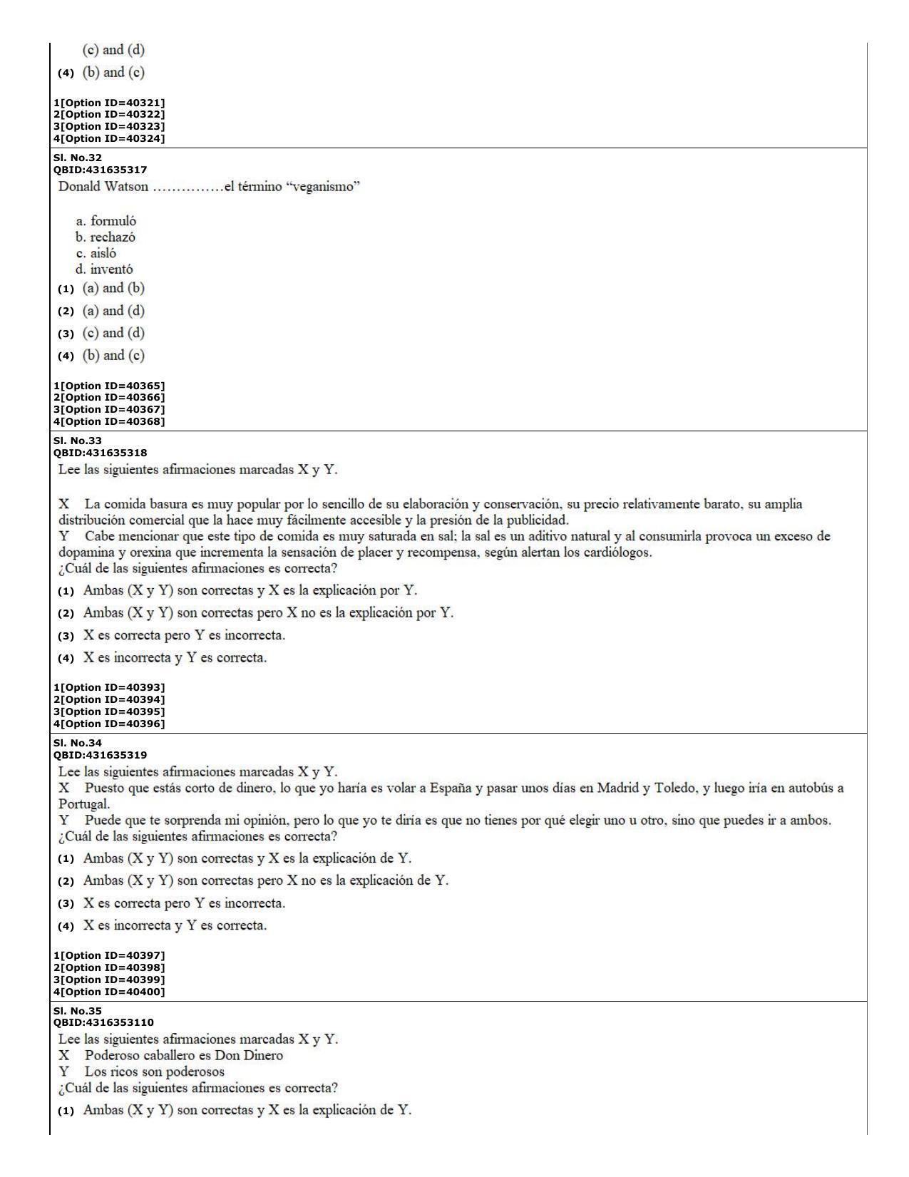 CUET (PG) 2022: PGQP-60 Hispanic (10-09-2022) Question Paper - Page 12