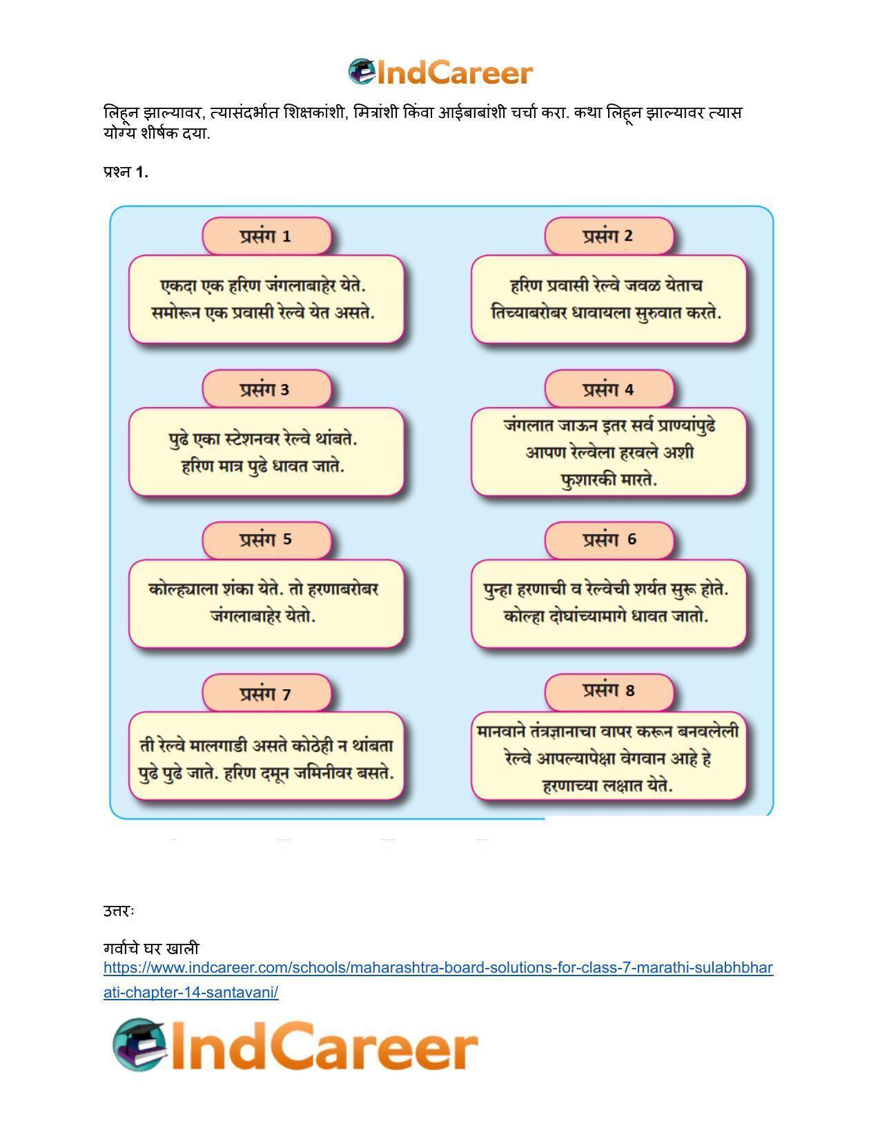 Maharashtra Board Solutions for Class 7- Marathi Sulabhbharati: Chapter 14- संतवाणी - Page 3