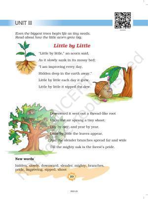 NCERT Book for Class 3 English: Unit III.1-Little by Little
