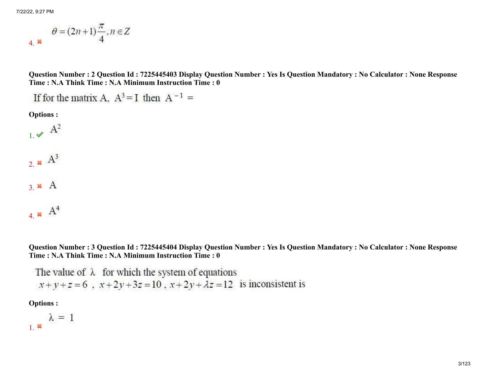 AP ECET 2022 - ELECTRONICS AND INSTRUMENTATION ENGINEERING Question Paper With Preliminary Keys  - Page 3