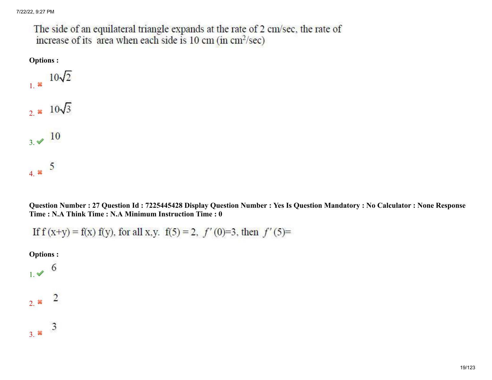 AP ECET 2022 - ELECTRONICS AND INSTRUMENTATION ENGINEERING Question Paper With Preliminary Keys  - Page 19